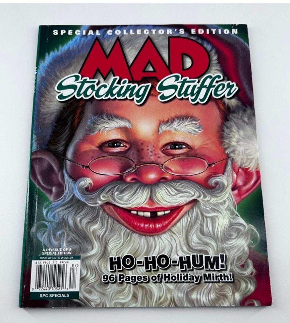 MAD Magazine The Stocking Stuffer Issue HO-HO-HUM 96 Pages of Holiday Special Ed
